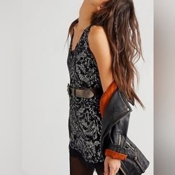 NWOT Free People Intimately Rise & Shine Embellished Slip ​Dress XS - Picture 4 of 8